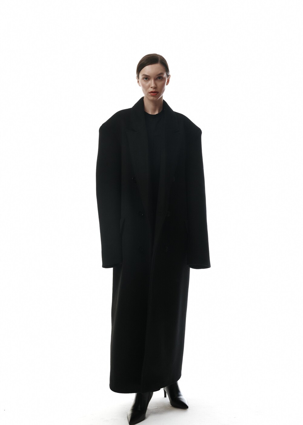 Grandfather's coat black